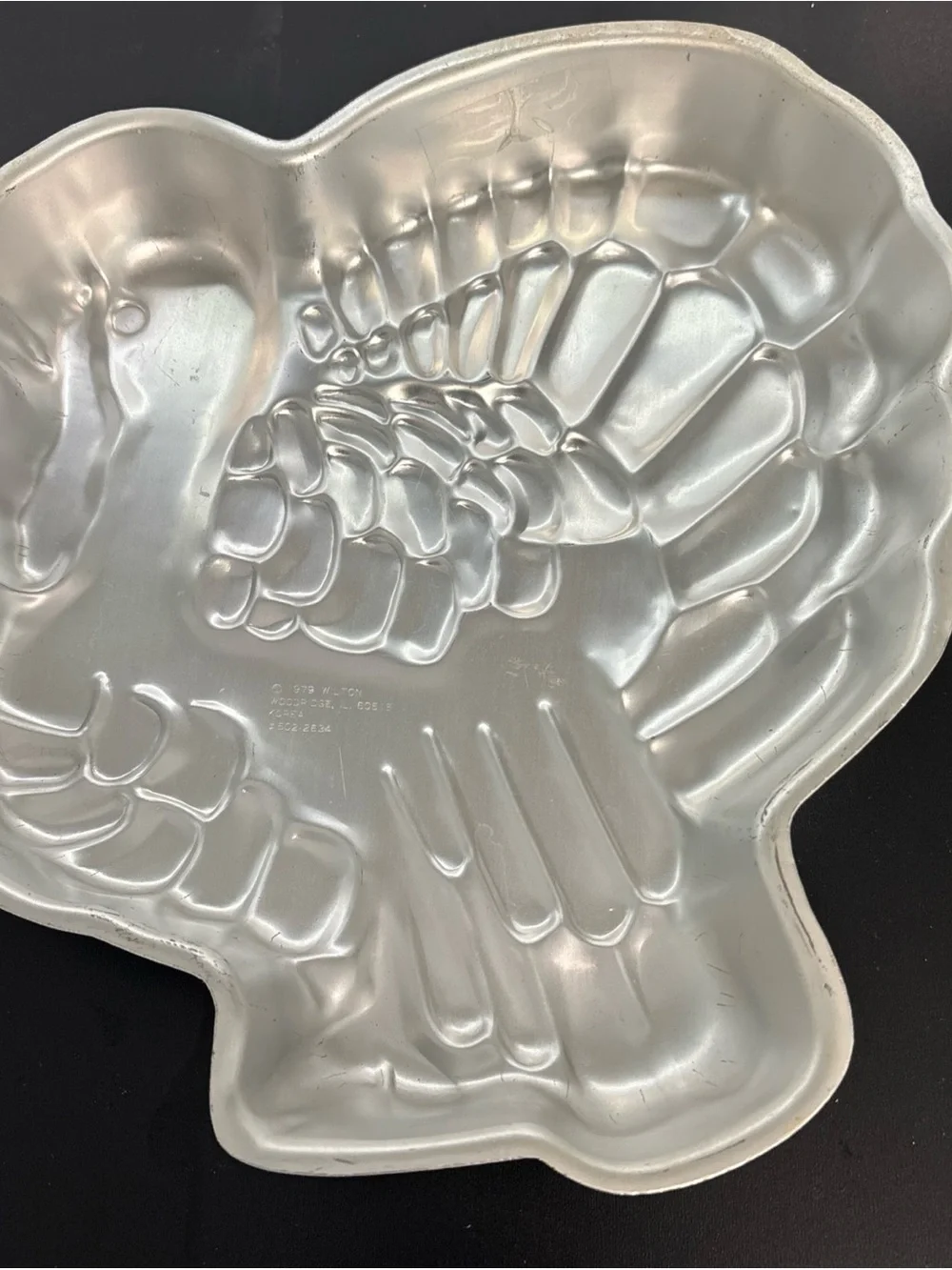 Wilton Party Cake Pan Thanksgiving Holiday Turkey 1979 Vintage 502-2634